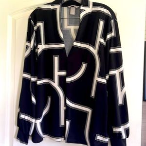 Black Pullover Blouse